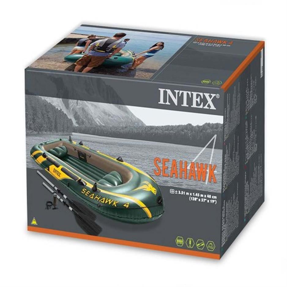 Intex Seahawk 400 Şişme Bot Seti 68351 En ucuz Fiyatlar & Orjinal Ürün  Garantisi ile Otoys'da