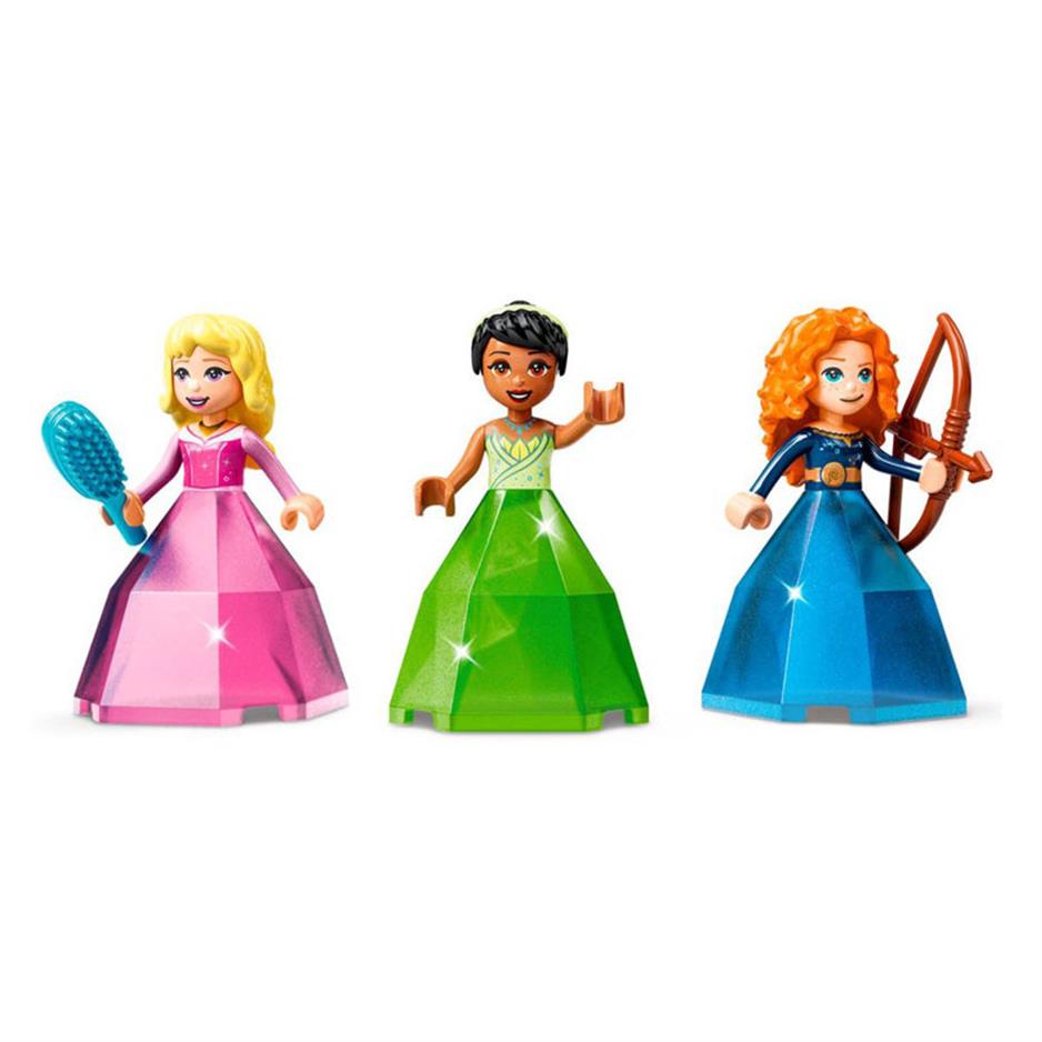 LEGO Disney Aurora Merida ve Tiana'nın Büyülü Eserleri Yapım Seti 43203