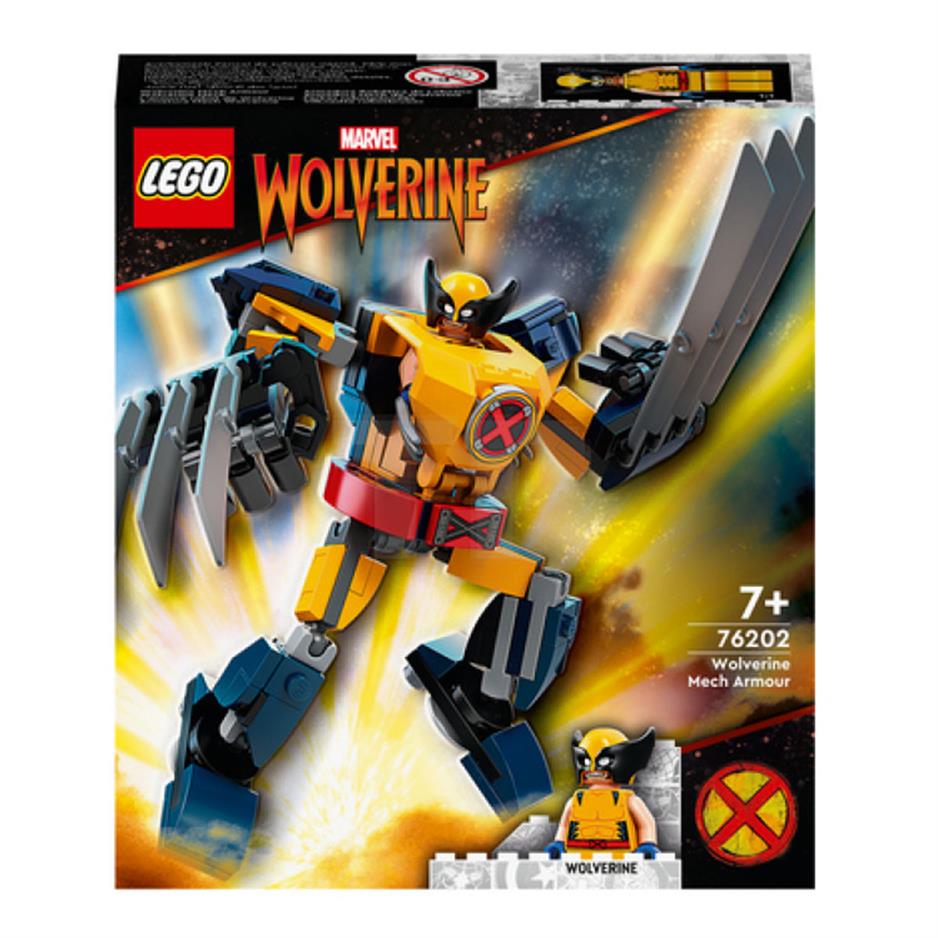 LEGO Marvel Wolverine Mekanik Zırhlı Robot 76202
