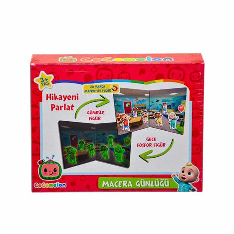 CO7820 Cocomelon Fosforlu Magnet -Laço CO7820 Cocomelon Fosforlu Magnet -Laço