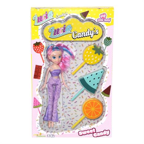 LMN138 Lucia Candy's Bebek ve Şeker Oyun Seti -Limon LMN138 Lucia Candy's Bebek ve Şeker Oyun Seti -Limon