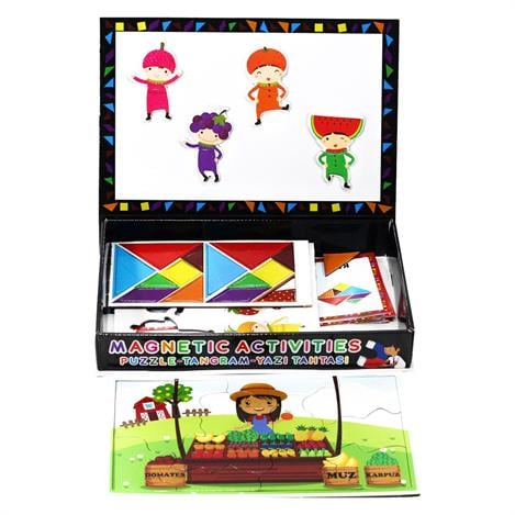 Manyetik Aktiviteler Tangram Puzzle Yazı Tahtası Manyetik Aktiviteler Tangram Puzzle Yazı Tahtası