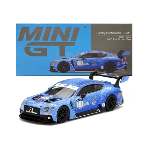 Mini GT 1:64 Bentley Continental GT3 #11 2020 Total 24 Hrs of Spa