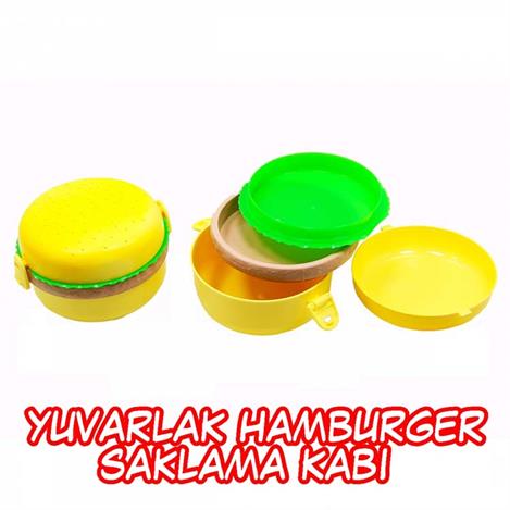 Yuvarlak Hamburger Beslenme Kabı OE6200