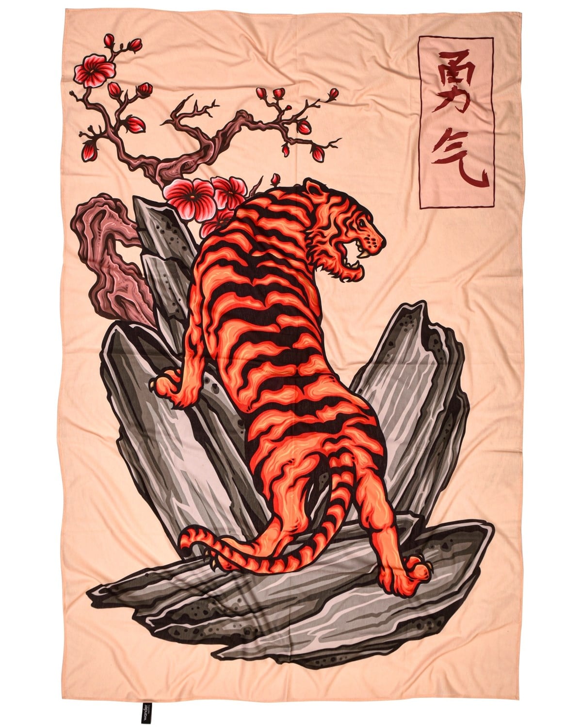 Japon Kaplanı Duvar Örtüsü