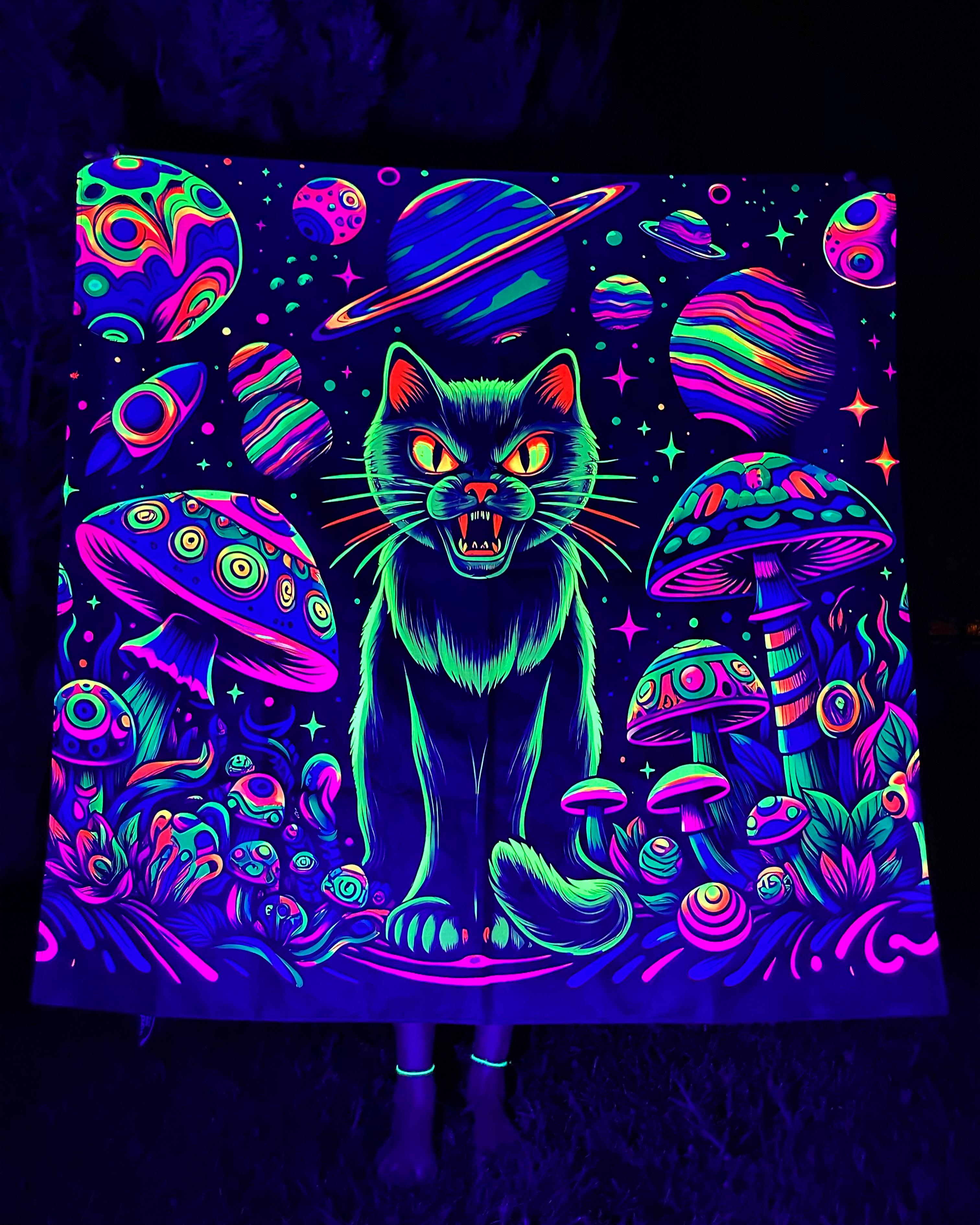1 / Neon Duvar Örtüsü Tapestry