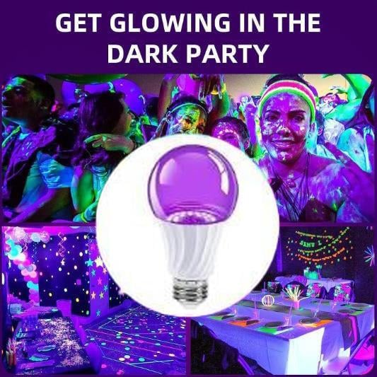Blacklight Led Ampul Uv Aktif Neon Light/ E27 / 12W