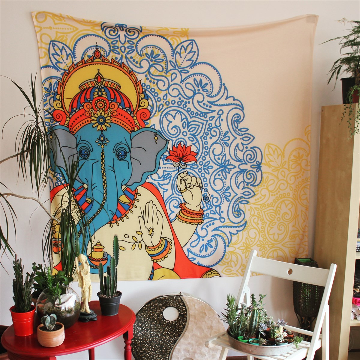 Ganesha Mandala Örtüsü