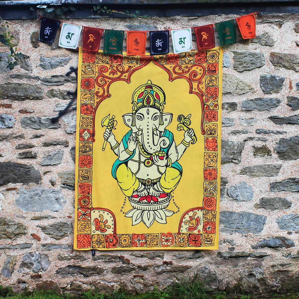 Hinduism God Ganapati Duvar Örtüsü