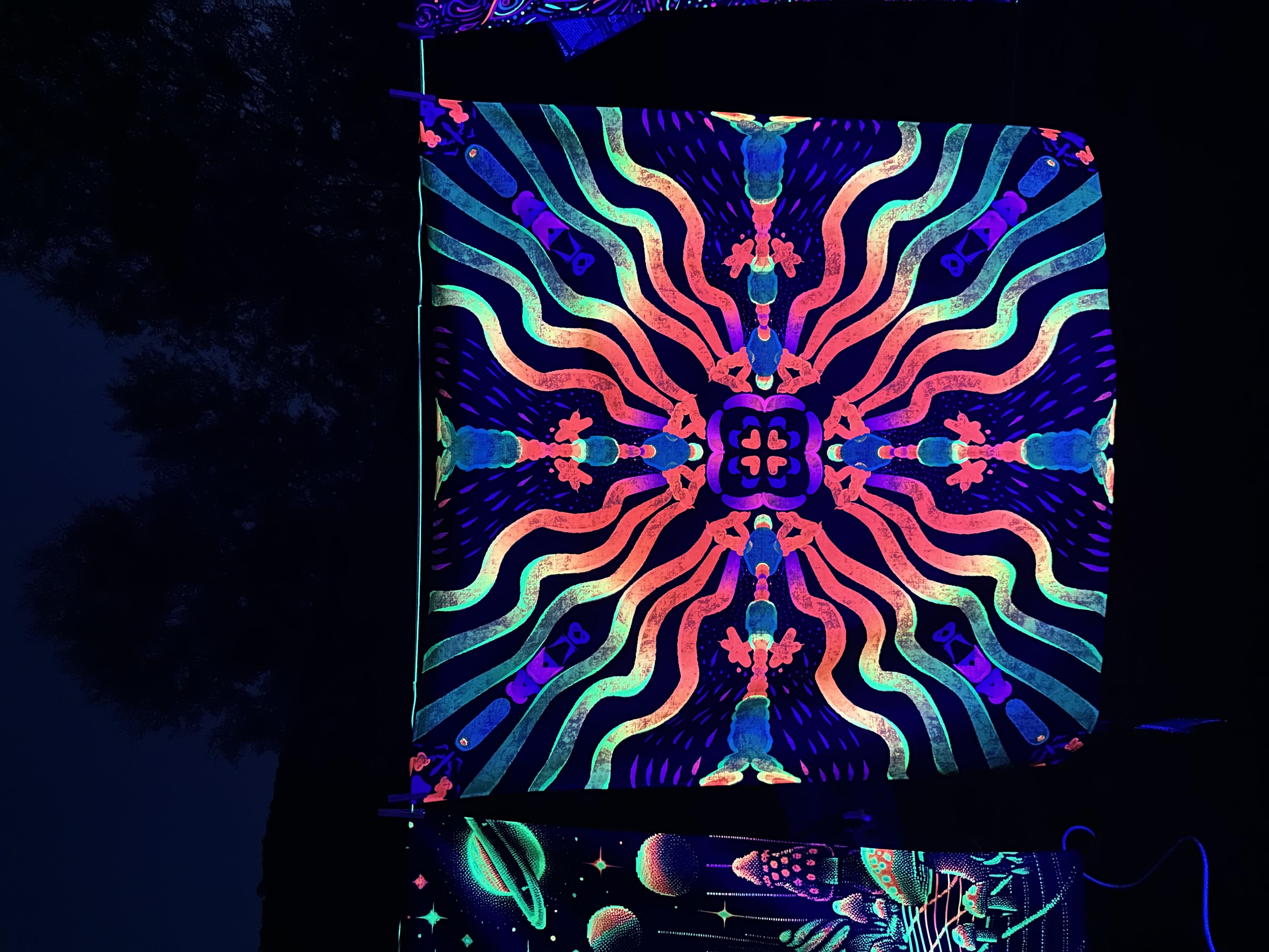 R A V E - N E O N / Neon Duvar Örtüsü Tapestry