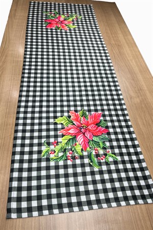 Kareli Kokina  Yılbaşı Temalı Runner (45 x 140 cm)