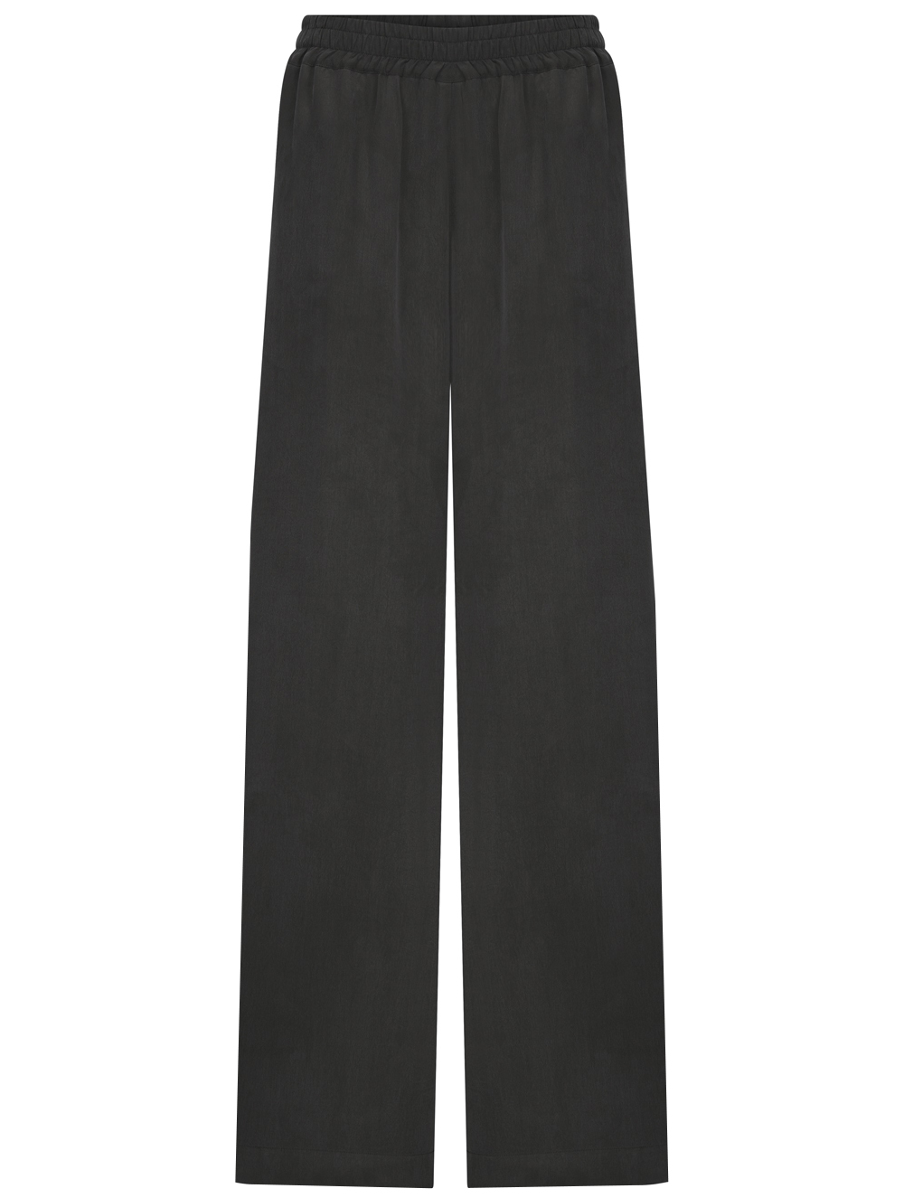 Antrasit Vegan Cupro Pantolon