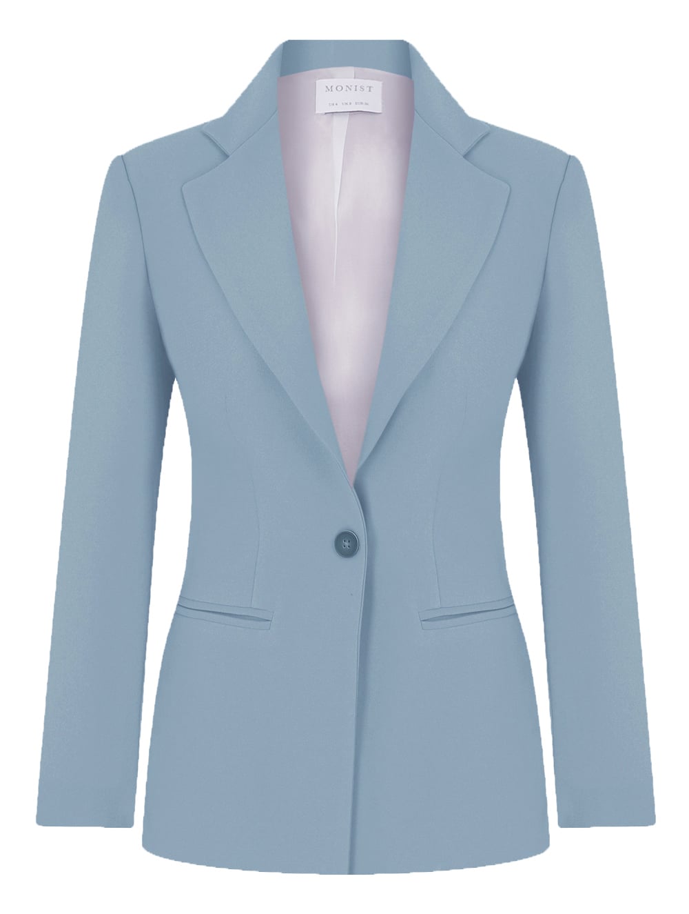 Bebek Mavisi Tek Düğme Krep Blazer RK 187