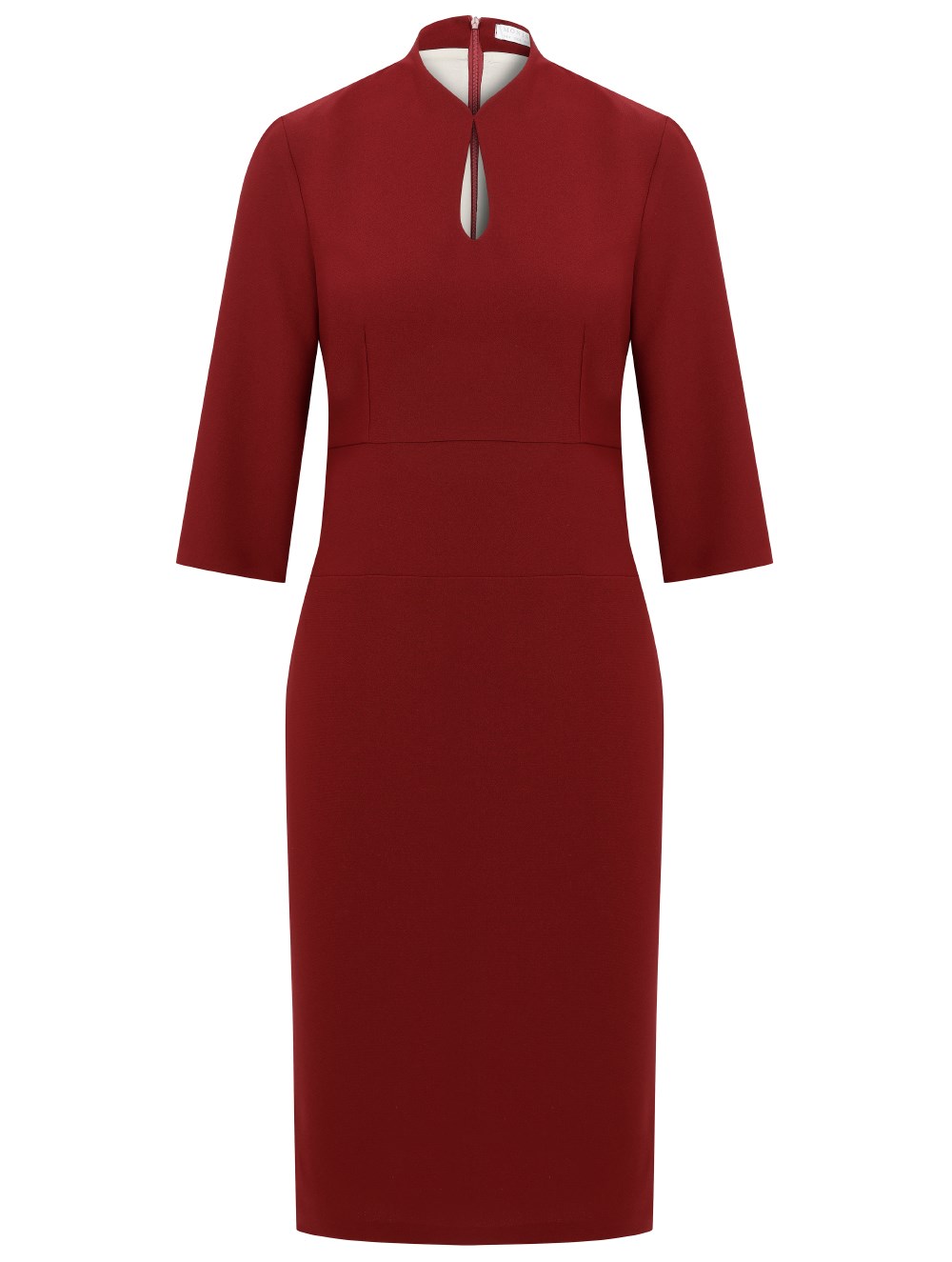 Damla Yaka Marsala Elbise