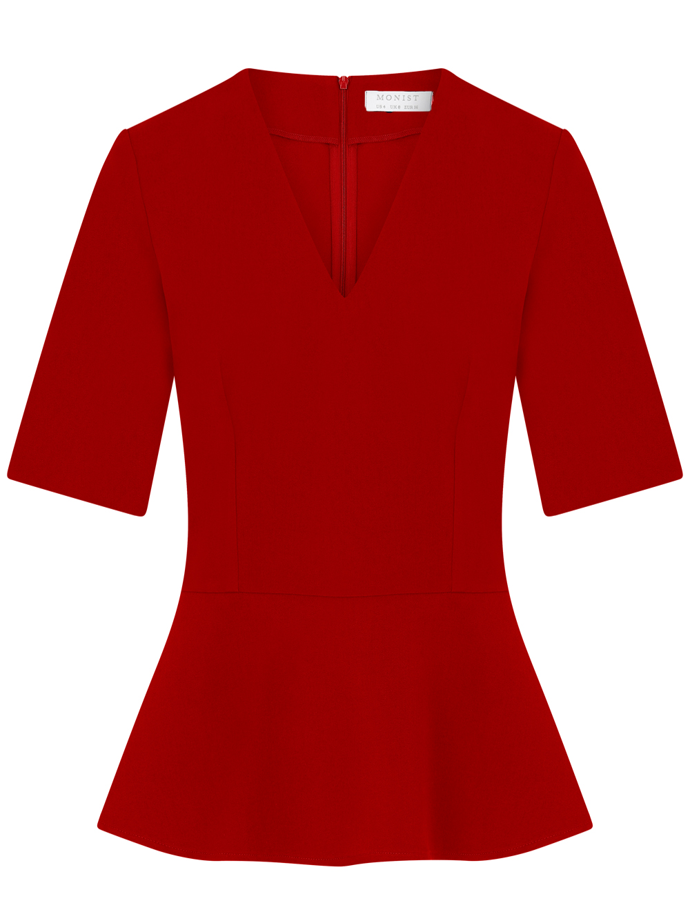 Kırmızı Peplum Ceket