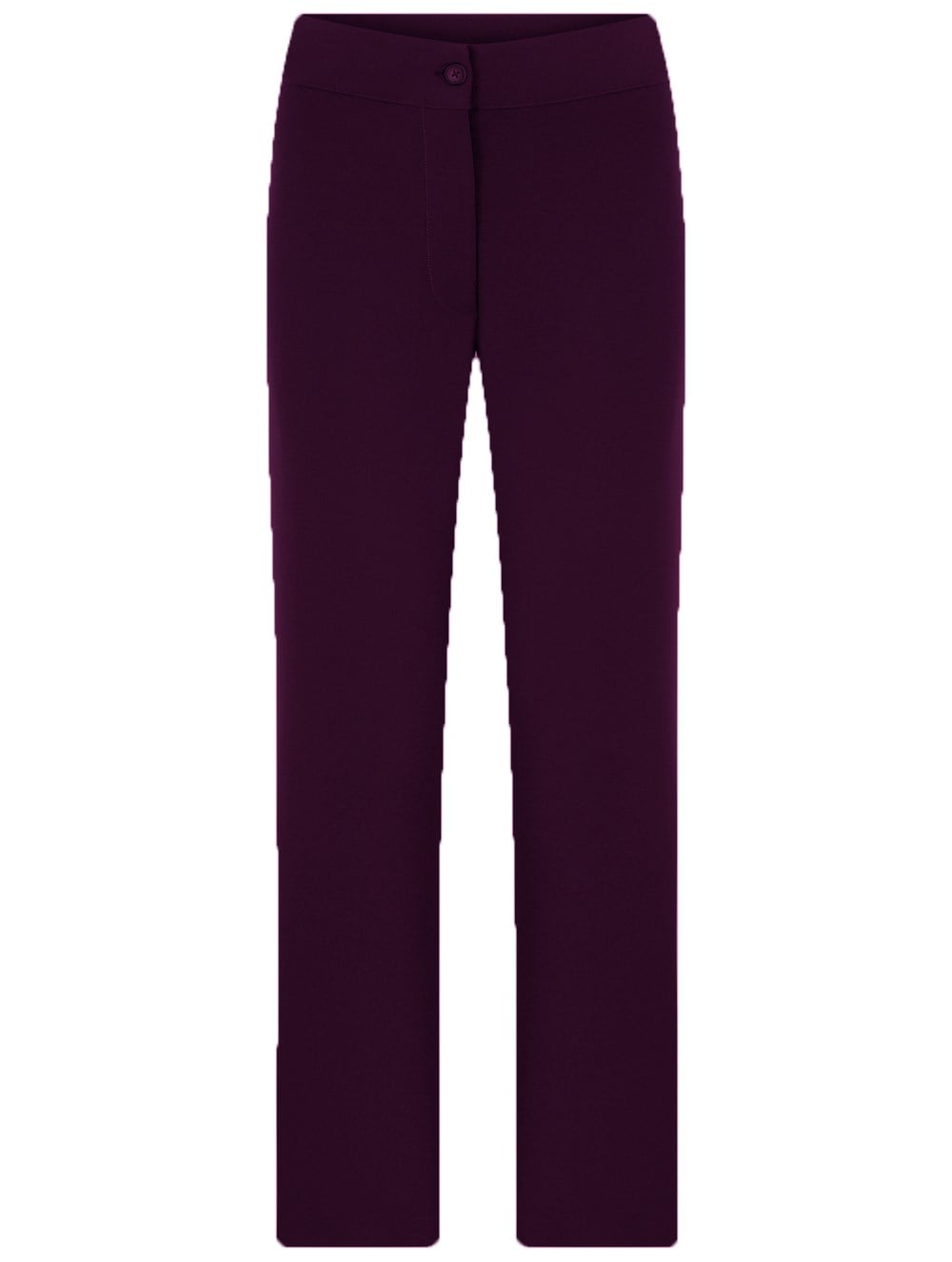 Mürdüm Rengi Boru Paça Pantolon