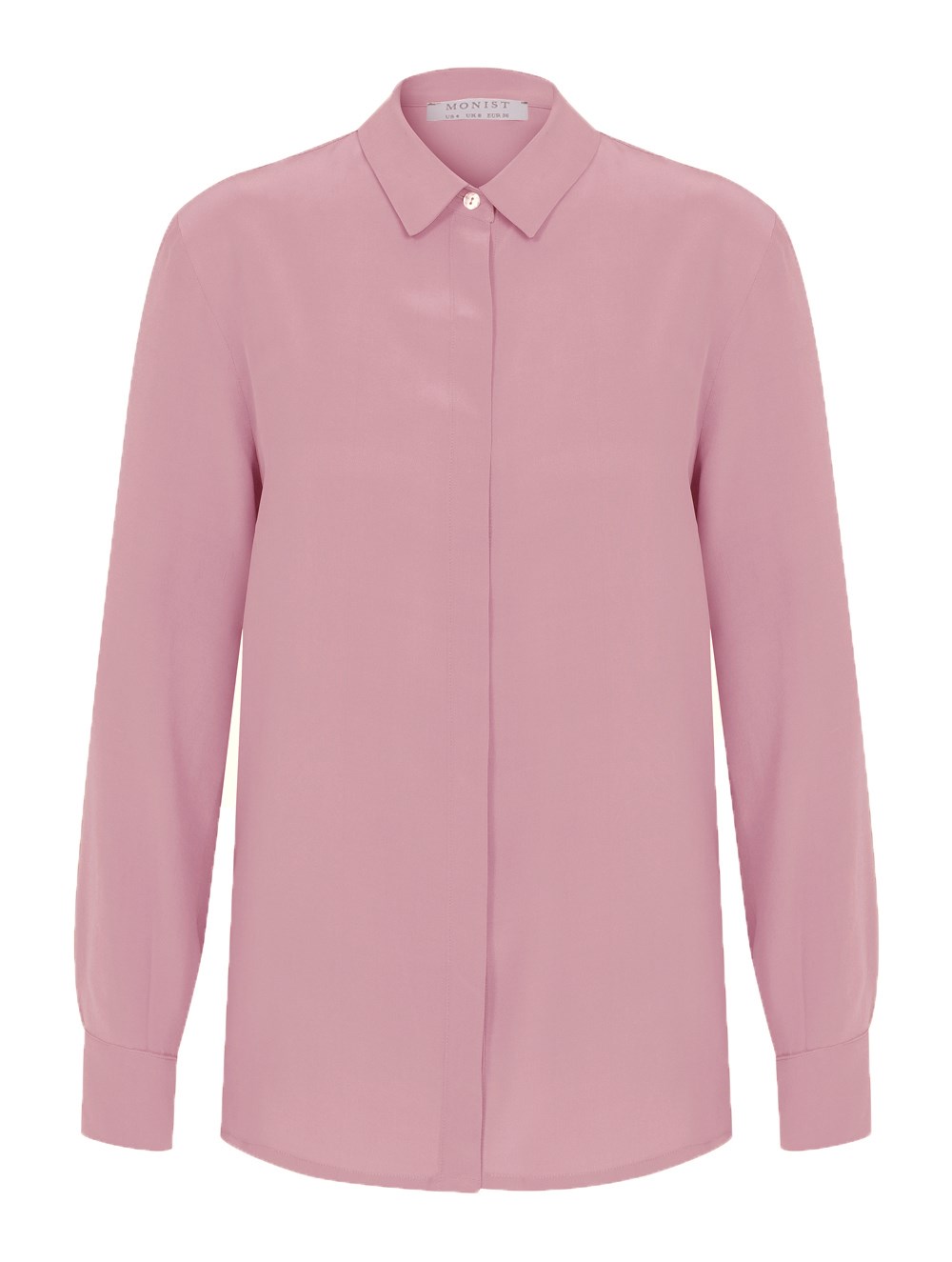 Pembe Klasik İpek Gömlek