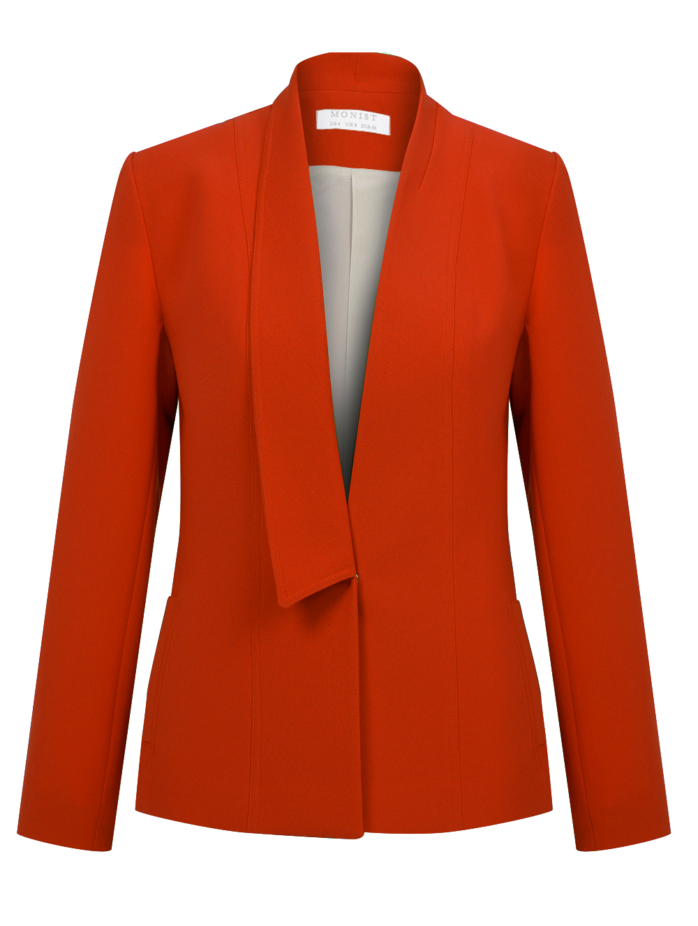 Tek Yaka Narçiçeği Krep Ceket RK 141