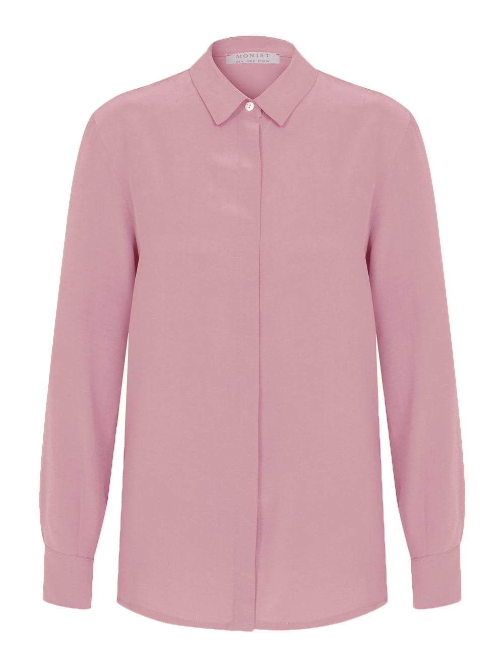 Pembe Klasik İpek Gömlek