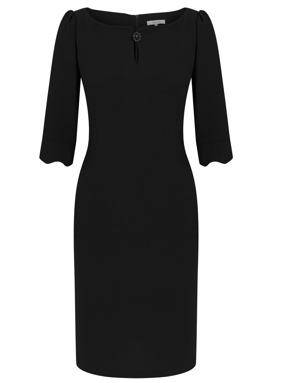 Yakası Düğmeli Elbise