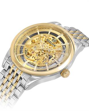 Hislon SD101T-16SG Otomatik Erkek Kol Saati , Safir Cam