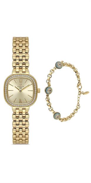 Hislon QL220G-08STS Kadın Kol Saati