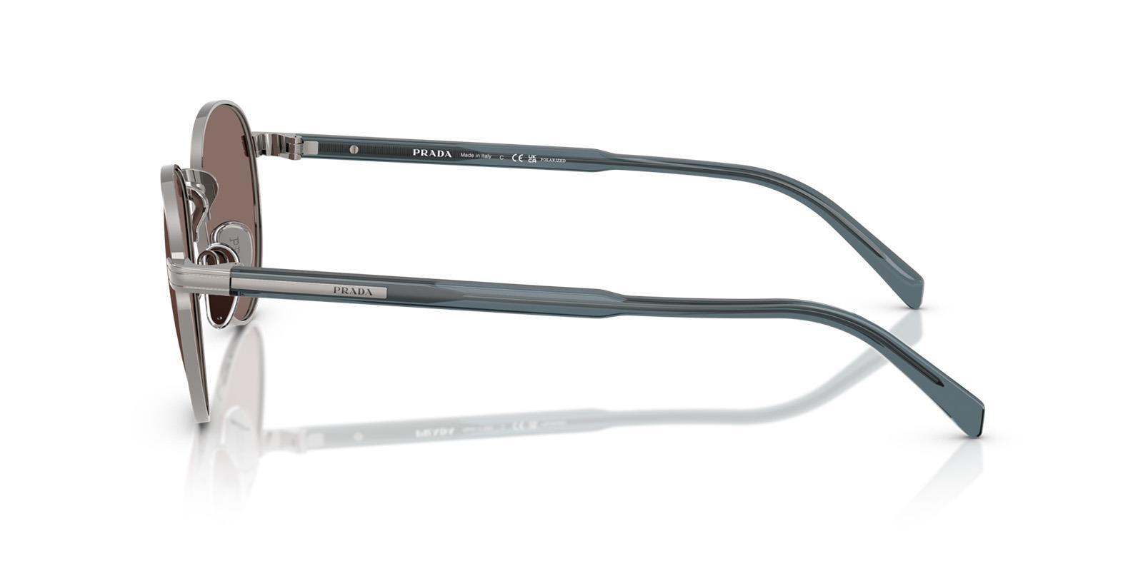 Prada SPRB51 5AV05C 53 Polarize Unisex Güneş Gözlüğü - Lenti