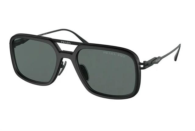 Prada SPR57Z 1BO5Z1 55 Polarize Erkek Güneş Gözlüğü - Lenti