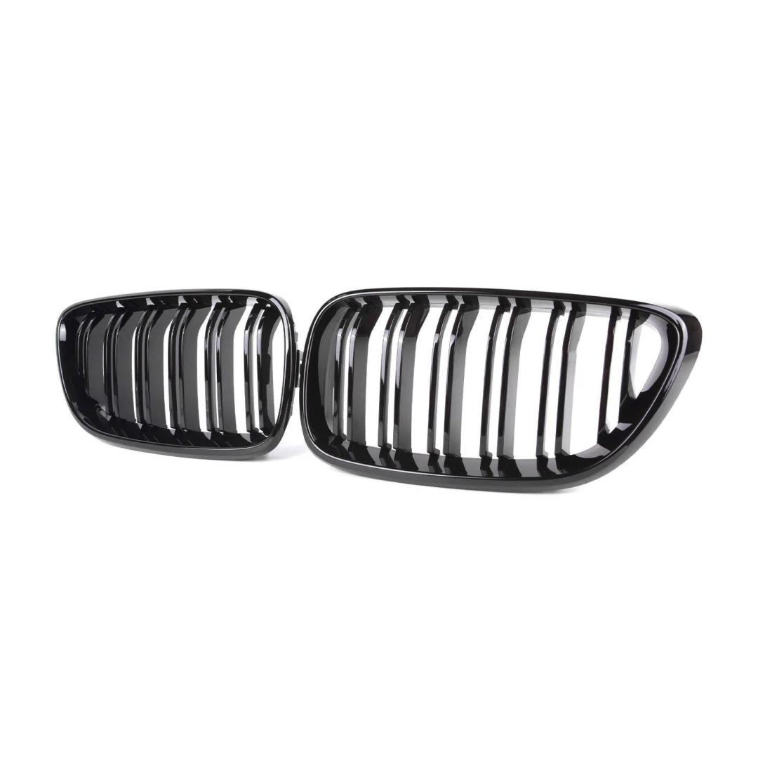 2 SERISI F22 2014-2017 IÇIN UYUMLU M2 PANJUR (ÇIFT ÇIZGI BÖBREK) PIANO BLACK
