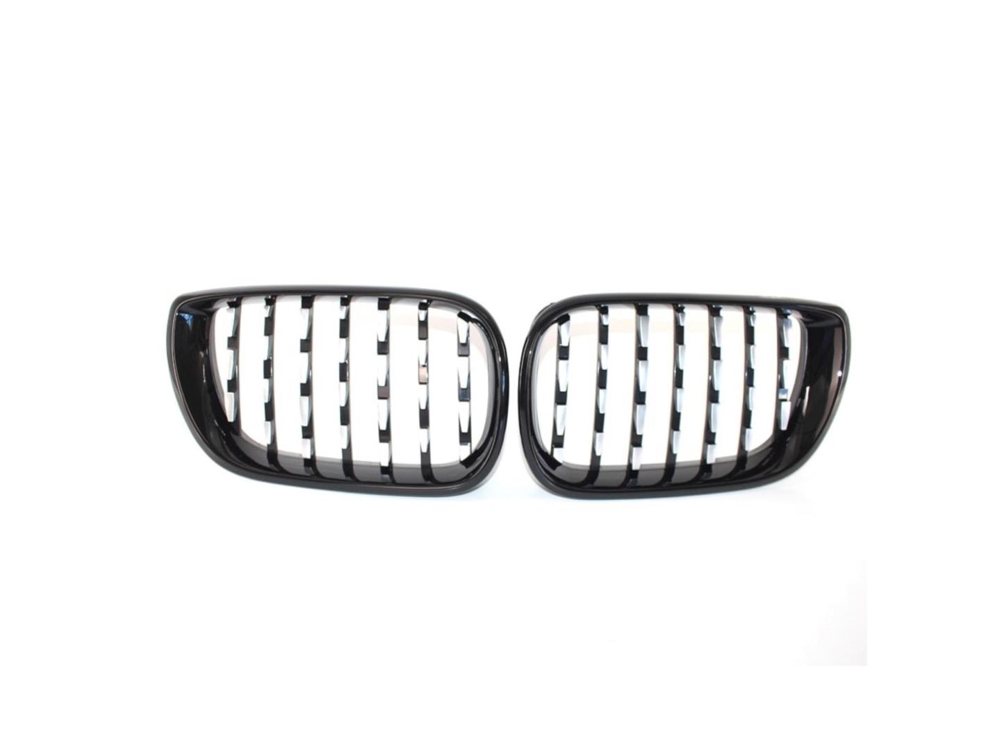 3 SERISI 2002-2004 E46 IÇIN UYUMLU DIAMOND PANJUR (BÖBREK)  PIANO BLACK  ÇERÇEVE 