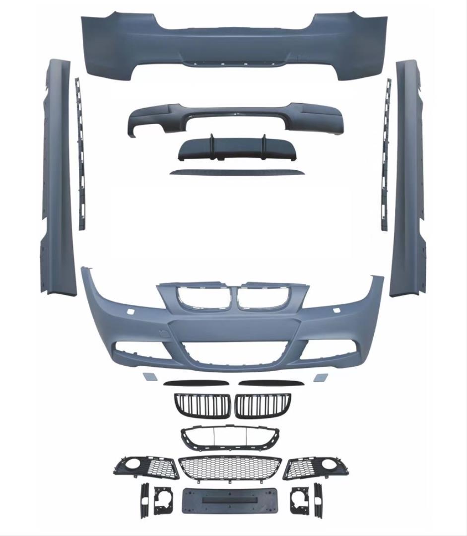3 SERISI E90 2005-2008 İÇİN UYUMLU LCI M-TECH BODY KIT (ÖN-ARKA-YAN-PANJUR)    