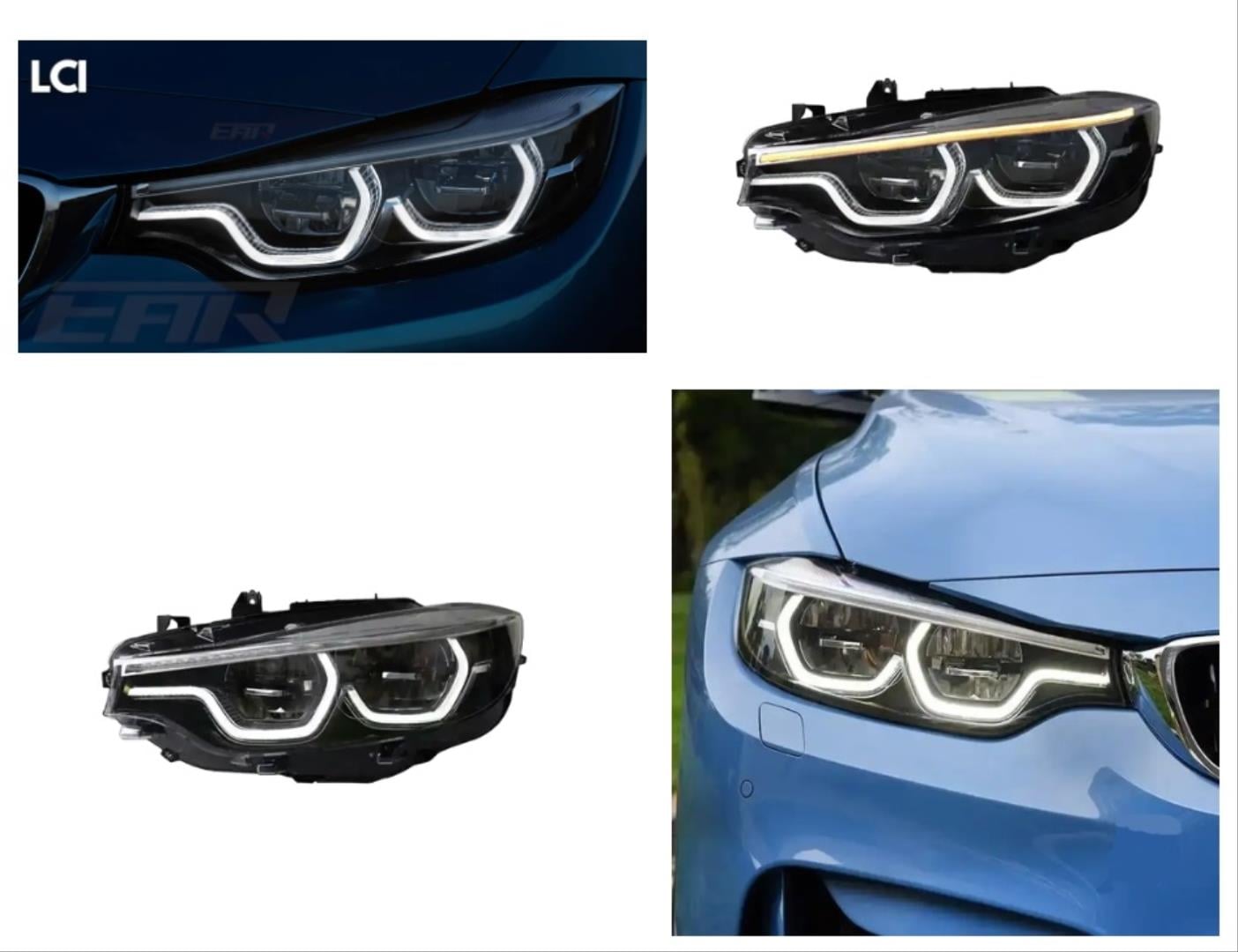 4 SERİSİ F32/F36  2013-2016 MAKYAJLI LED FAR 