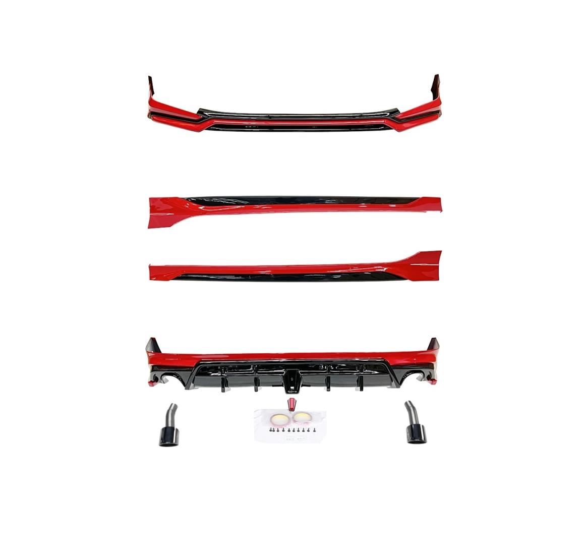 CIVIC FE1 2022 IÇIN UYUMLU  BODY KIT (EGZOZ DAHİL) 