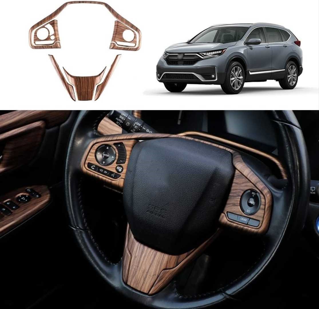 CR-V 2018-2021 IÇIN UYUMLU DIREKSIYON TUS KAPLAMASI AHSAP (DÜSÜK MODEL)