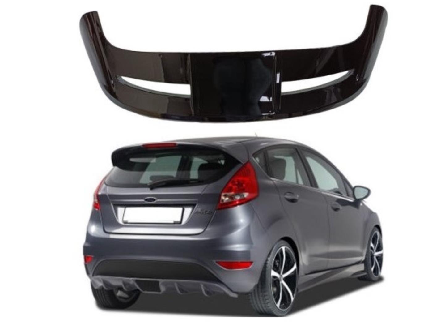 FIESTA 2008-2014 IÇIN IŞIKLI SPOILER - PIANO BLACK 