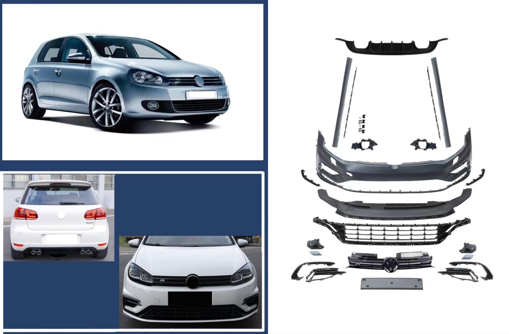 GOLF 6 İÇİN GOLF 7.5 FACELIFT BODY KIT 