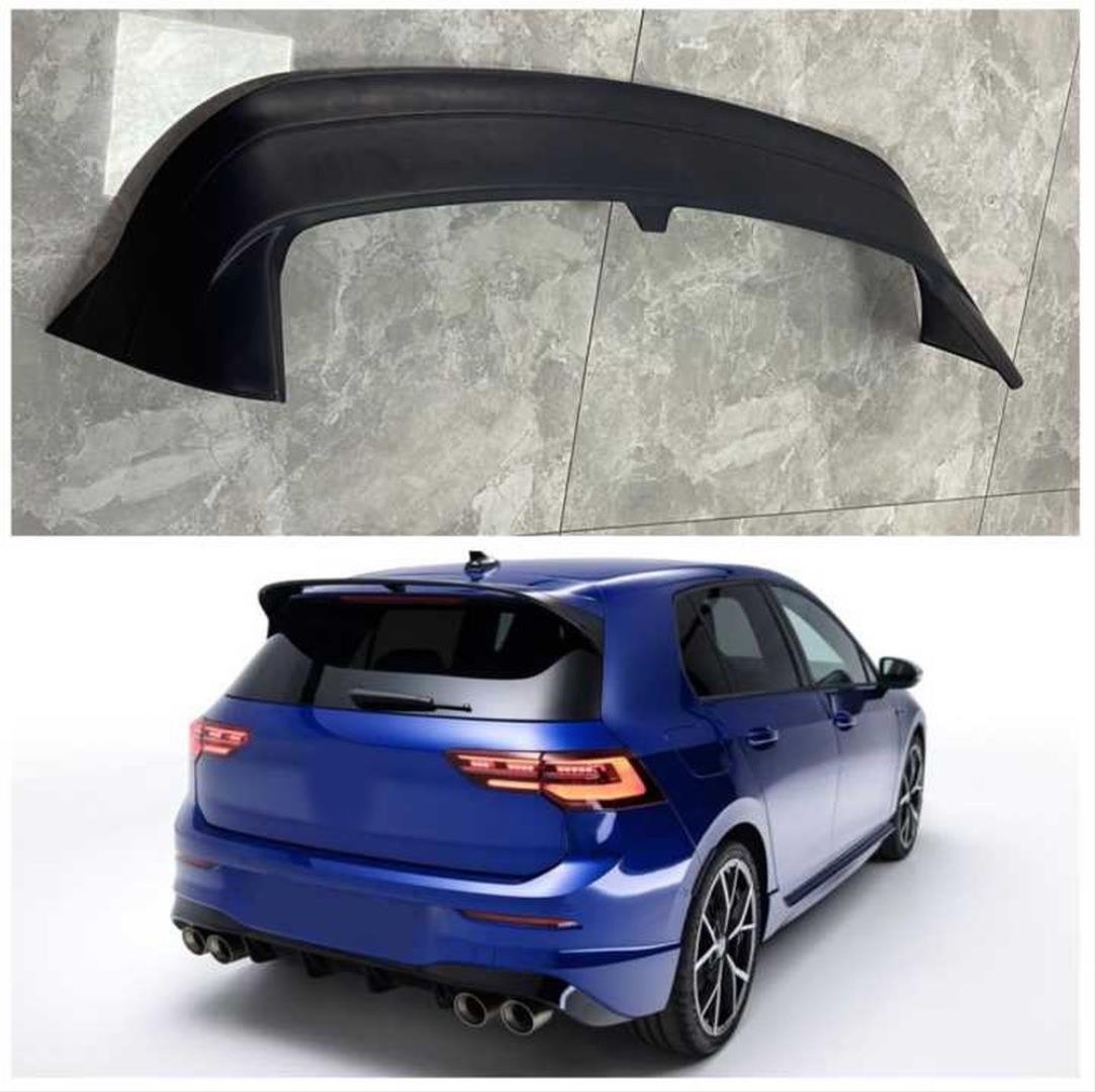 GOLF 8 IÇIN UYUMLU SPOILER   - PIANO BLACK (PARLAK SIYAH)