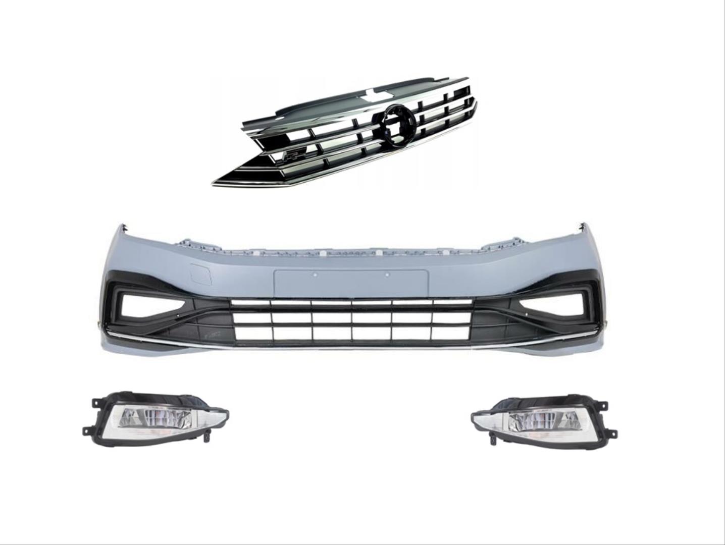 PASSAT B8 İÇİN 8.5 GÖRÜNÜM R-LINE ÖN TAMPON & PANJUR