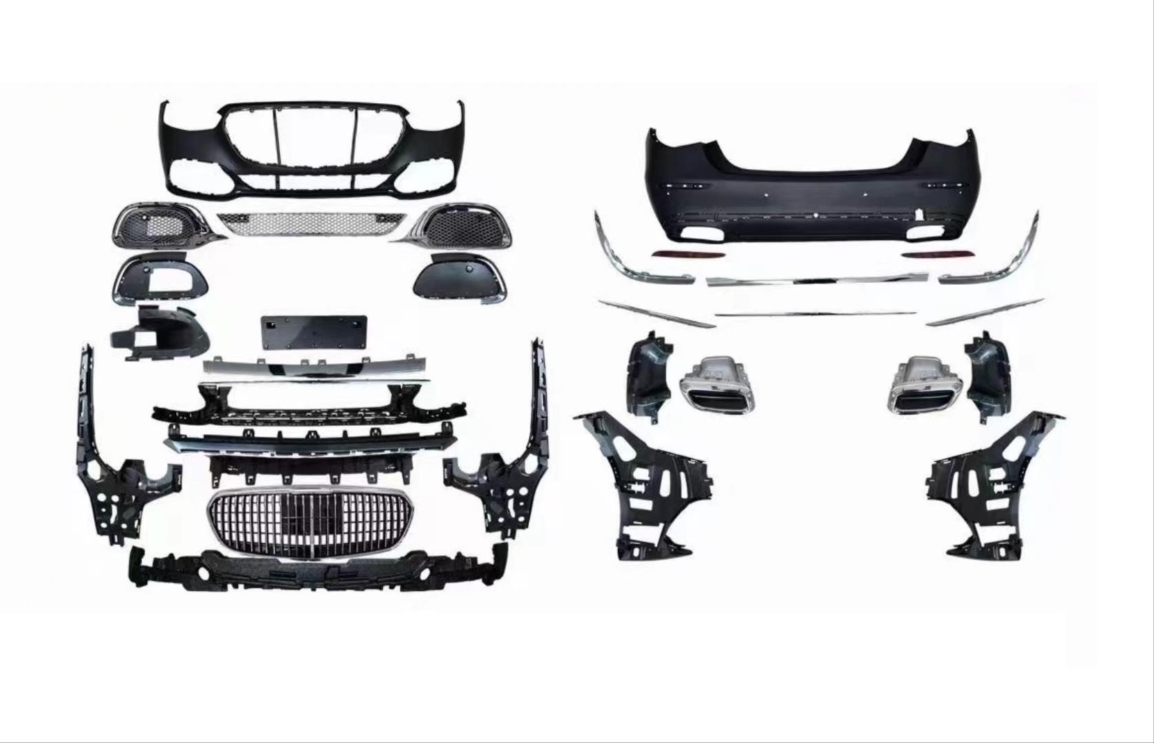 W223 S SERISI IÇIN UYUMLU 2021+ MAYBACH GÖRÜNÜM BODY KIT