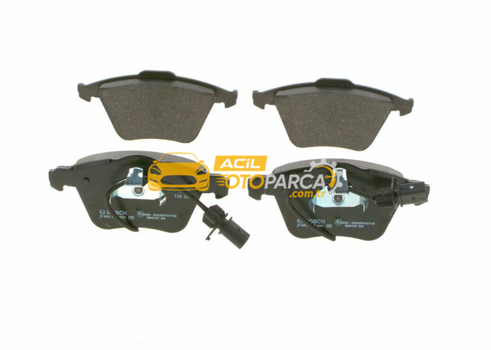 Audi BOSCH 0986494104 | Fren Balata Ön 05-A4-A6-A8 2.0-3.0
