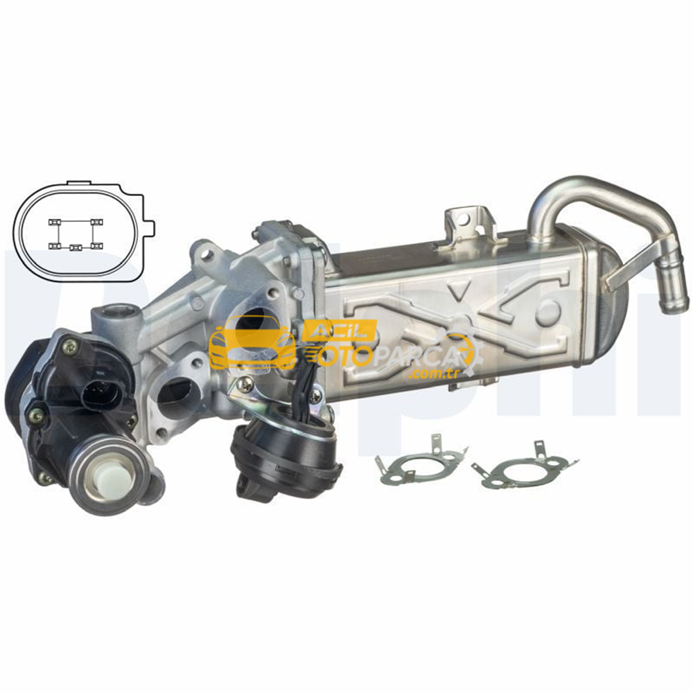 Audi DELPHI EG10472-12B1 | EGR Valfi Golf.VI-Passat-Leon-Octavia 1.6-2.0 TDI *Caya-Cayb-Cayc-Cffa-Cffb*