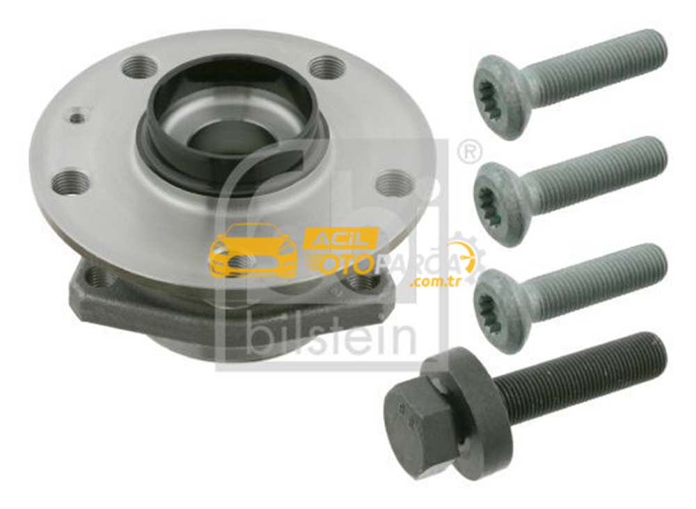 Audi FEBI BILSTEIN 27342 | Ön Teker Poryası Kit 5 Bijon ABS li (29×136×66) Golf V VI VII 04-Leon A3 Octavia 13-Jetta 06-11