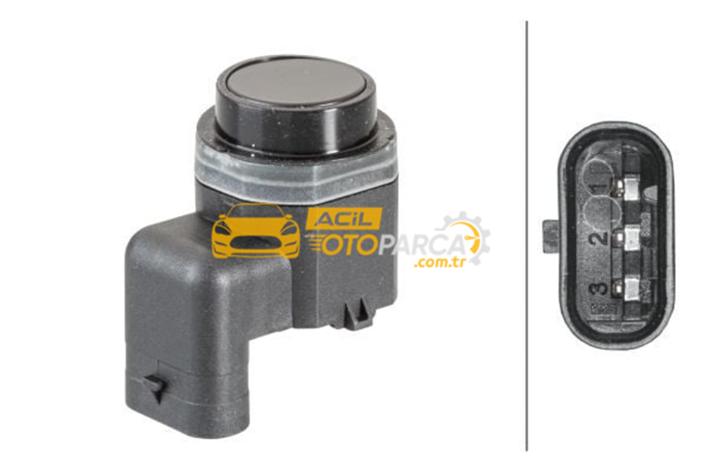 Audi HELLA 6PX358141-081 | Park Sensörü Golf Bora Eos Jetta Passat CC Scirocco Touran Sharan Phaeton Tiguan Touareg Skoda Octavia