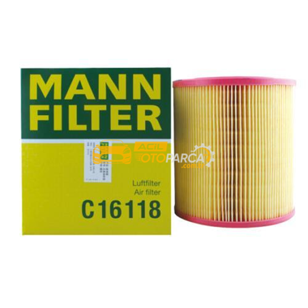 Audi MANN C16118 | Audi A6 2004-2011 2.0 170 BG Motor Hava Filtresi
