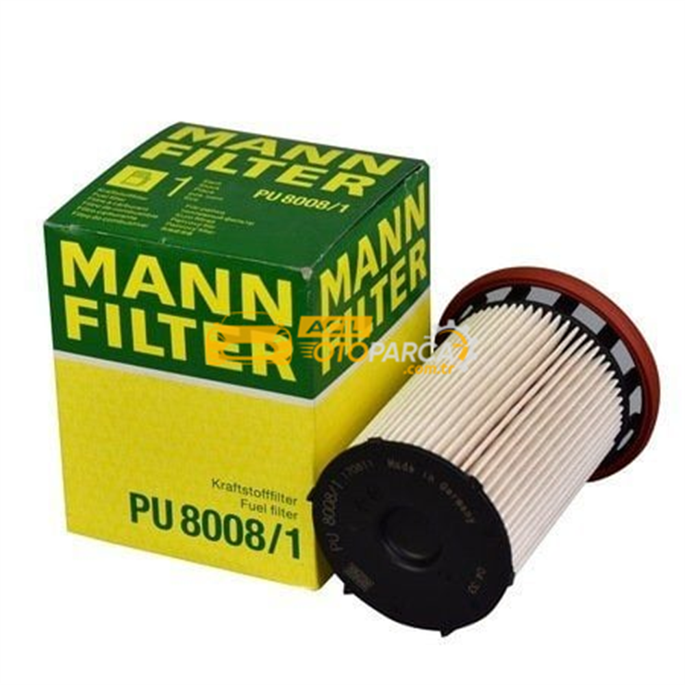 Audi MANN PU8008-1 | Audi Q3 2.0 TDI 140 BG Mazot Filtresi