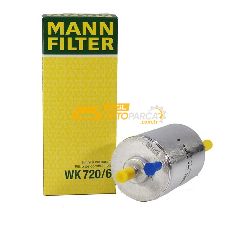 Audi MANN WK720-6 | Audi A4 2002-2008 1.8 (BFB) 163 PS Benzin Filtresi (WK720/6,A4)