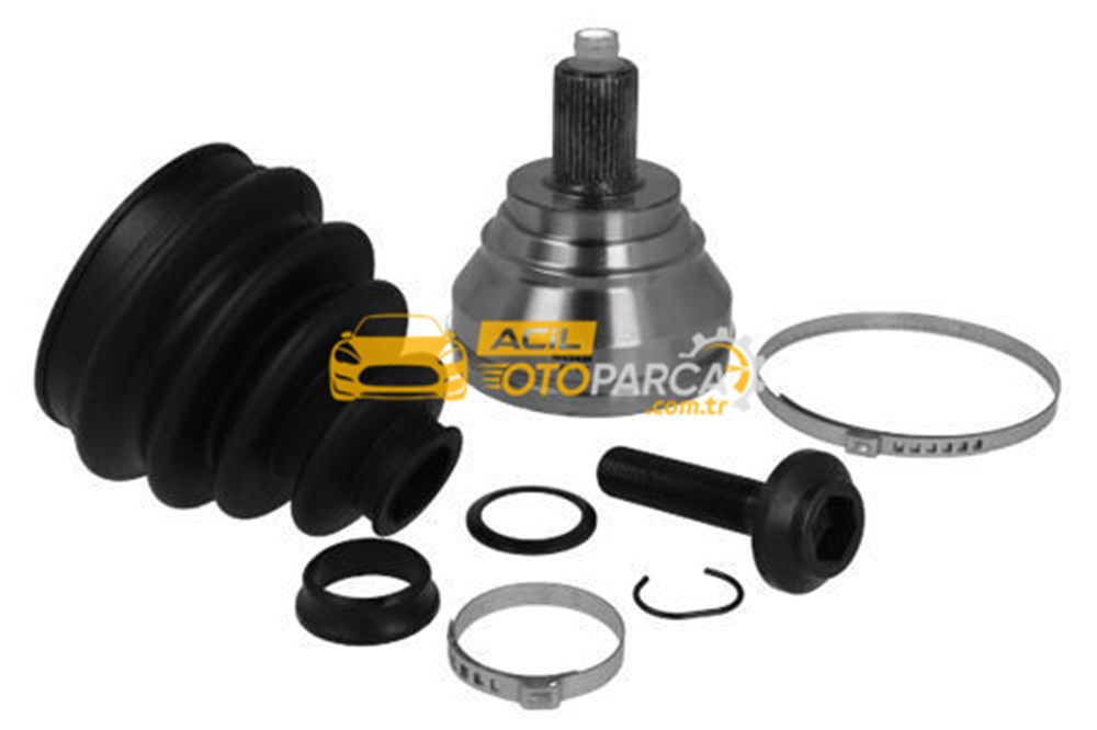 Audi METELLI 15-1463 | Dış Aks Kafası (VW Caddy 04-15 Golf 04-16 Passat 08-15 Seat Leon 06-13)