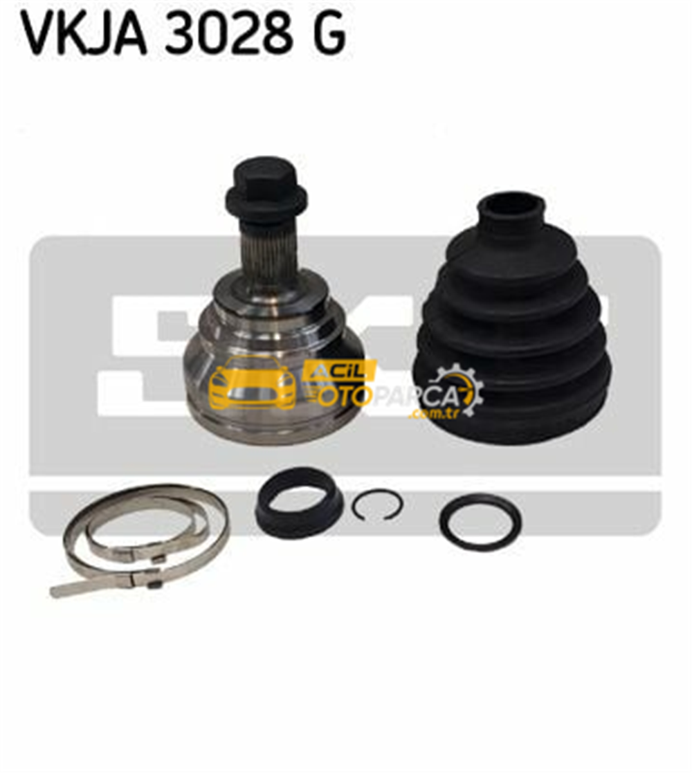 Audi SKF VKJA3028G | Dış Aks Kafası (VW Caddy 04-15 Golf 04-16 Passat 08-15 Seat Leon 06-13)