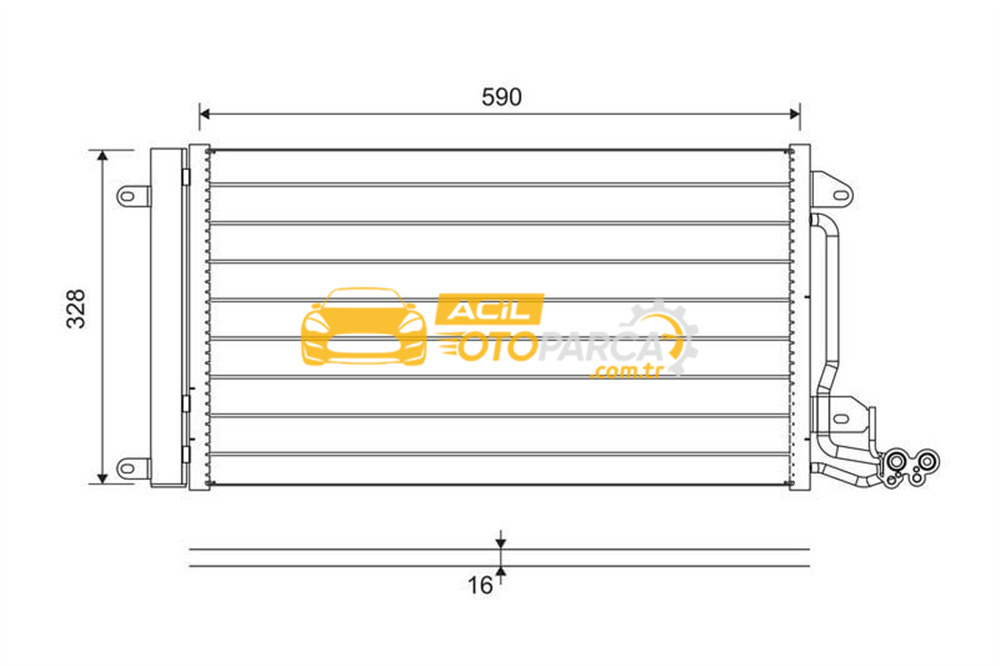 Audi VALEO 814364 | Kondenser Skoda Fabia, Audi A1