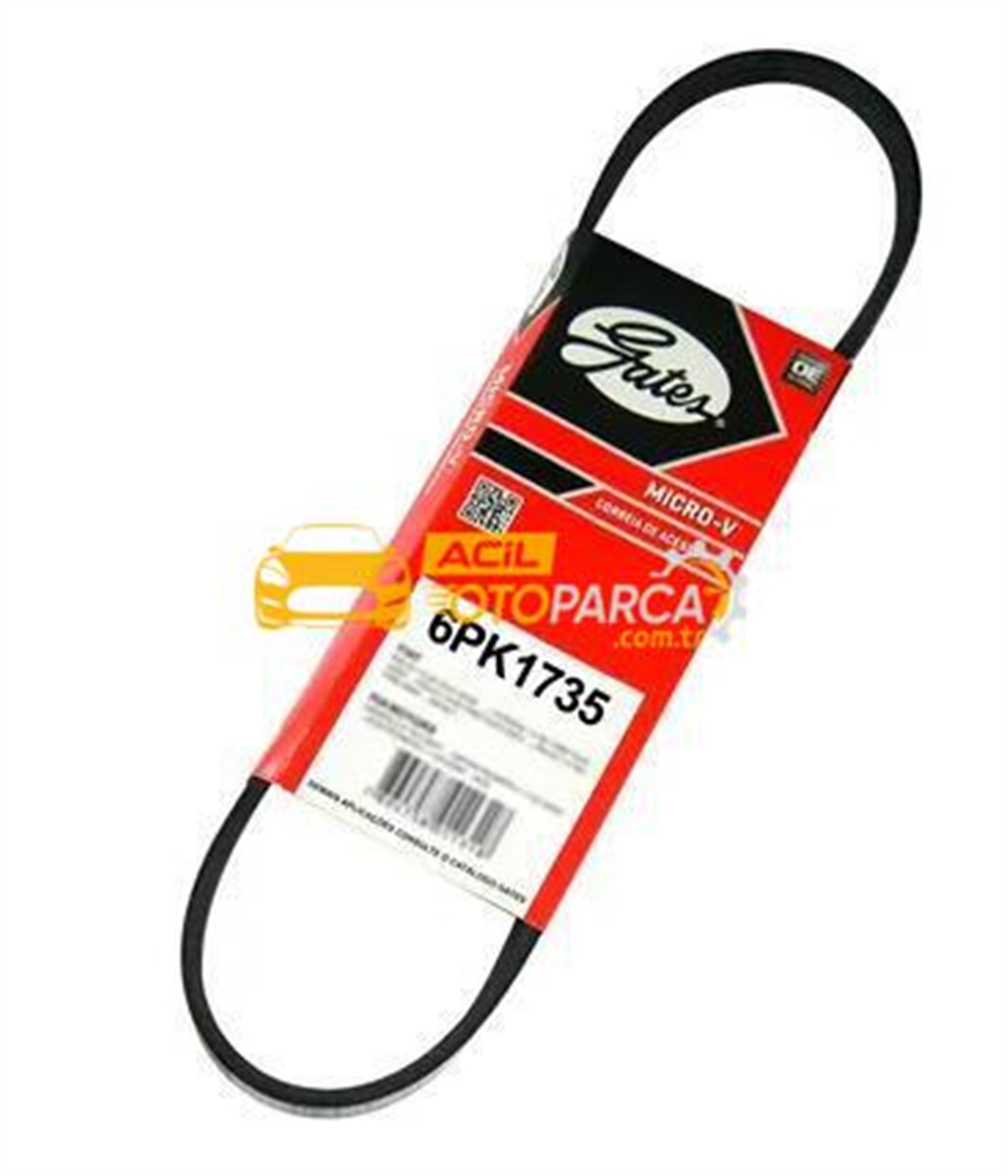 Bmw E46 318i M43 V Kayışı Gates Marka (6PK1735 , m43)